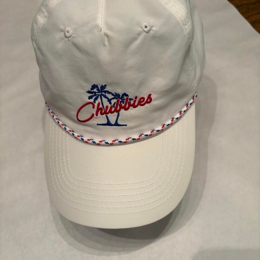 Chubbies Tropical Script Nylon Rope Hat - EXCELLENT COND